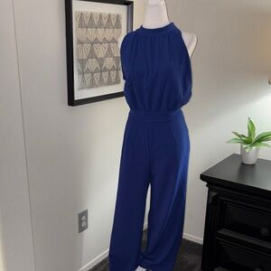 Chic Royal Blue Women's Jumpsuit